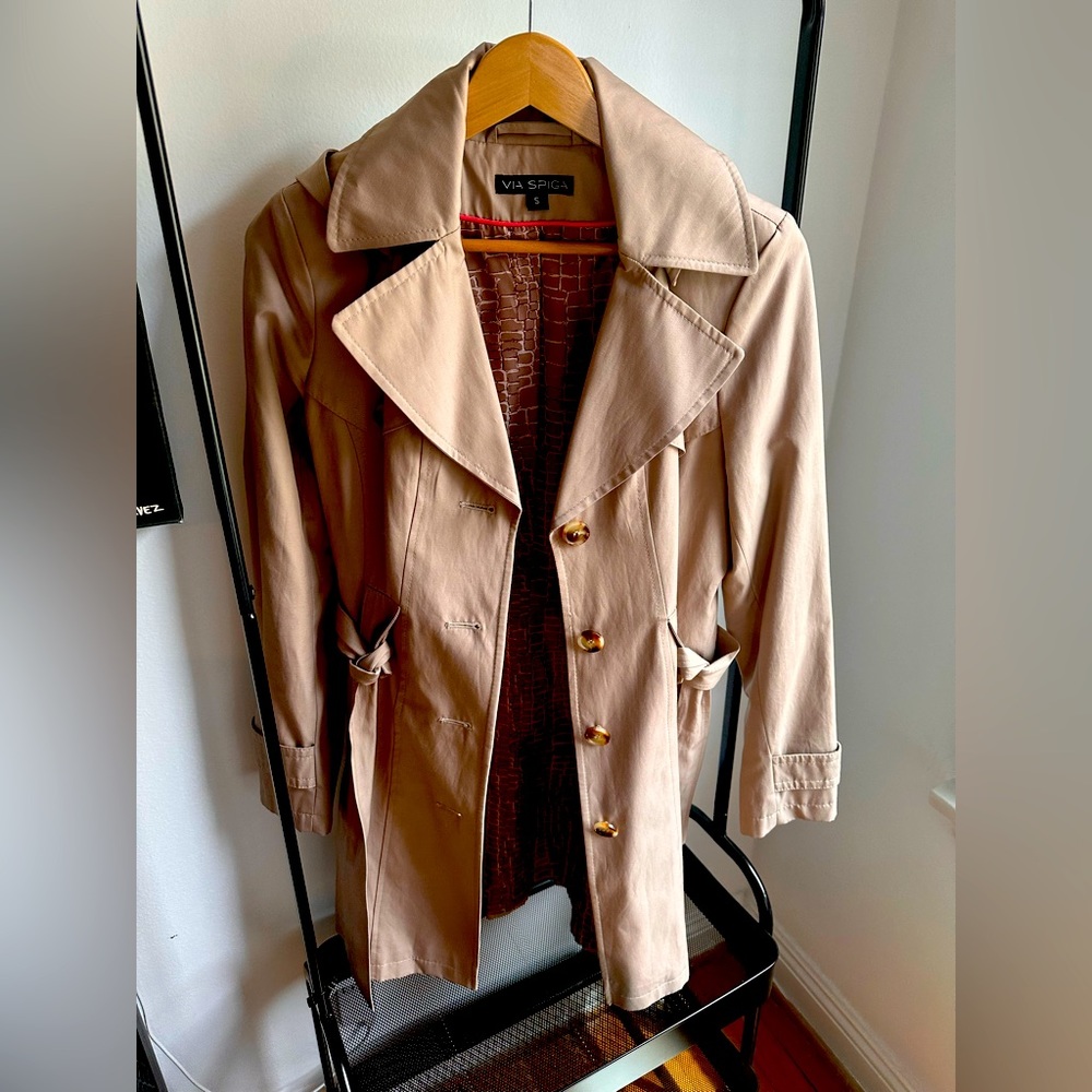 Via Spiga Classic Trench Coat